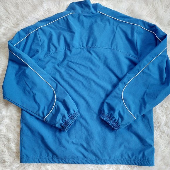 Vintage Nike Team Men's Blue Full Zip Wind Breaker Jacket Size L - Picture 10 of 10
